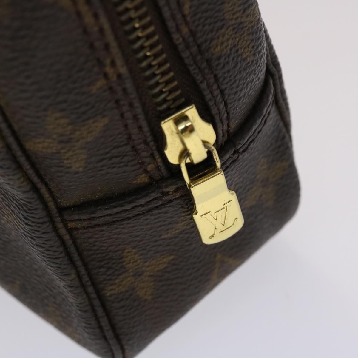 LOUIS VUITTON Monogram Trousse Toilette 23 Clutch Bag M47524 LV Auth 46856