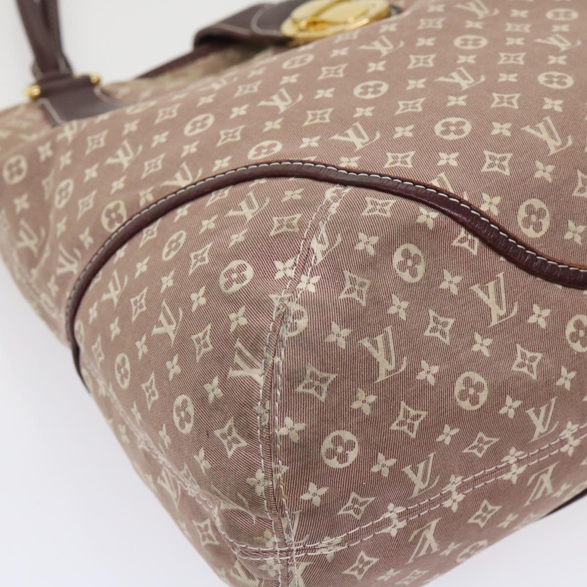 LOUIS VUITTON Monogram Idylle Elegy Hand Bag 2way Red Sepia M56698 LV Auth 46881