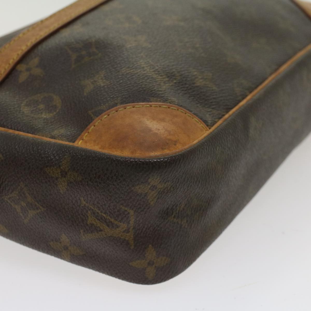 LOUIS VUITTON Monogram Compiegne 28 Clutch Bag M51845 LV Auth 46900