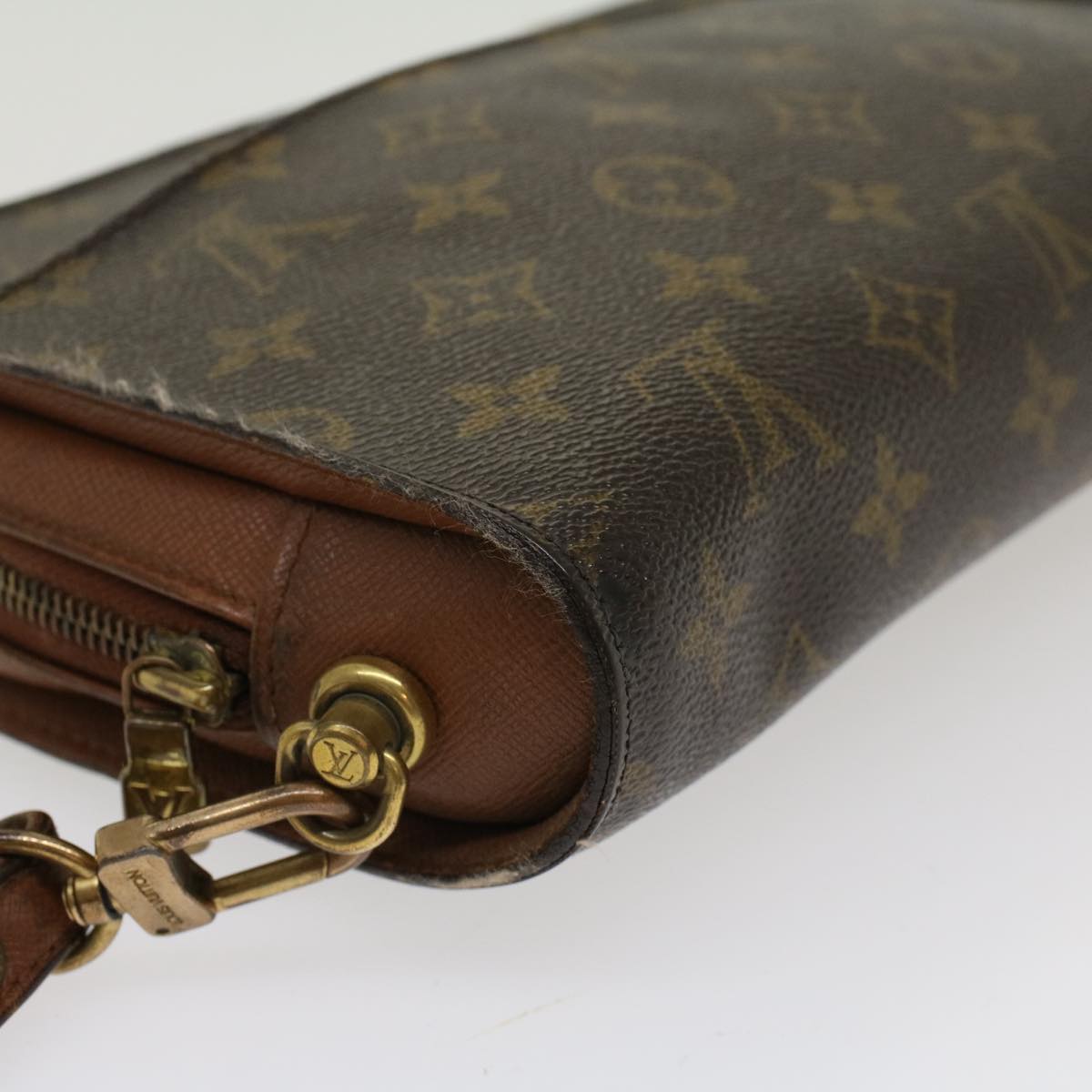 LOUIS VUITTON Monogram Orsay Clutch Bag M51790 LV Auth 46902