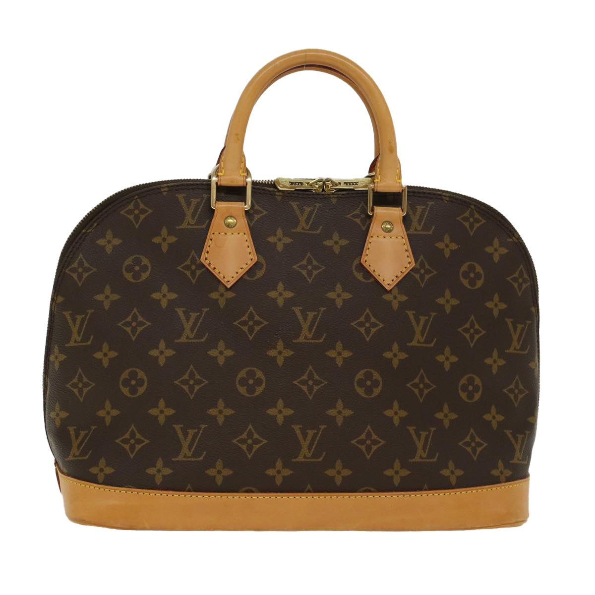 LOUIS VUITTON Monogram Alma Hand Bag M51130 LV Auth 46914