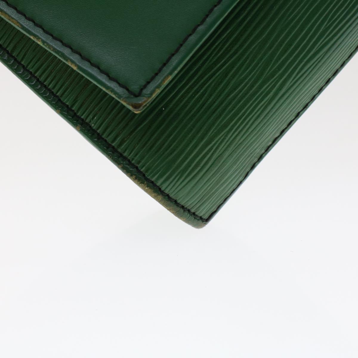 LOUIS VUITTON Epi Jena Clutch Bag Green M51808 LV Auth 46951