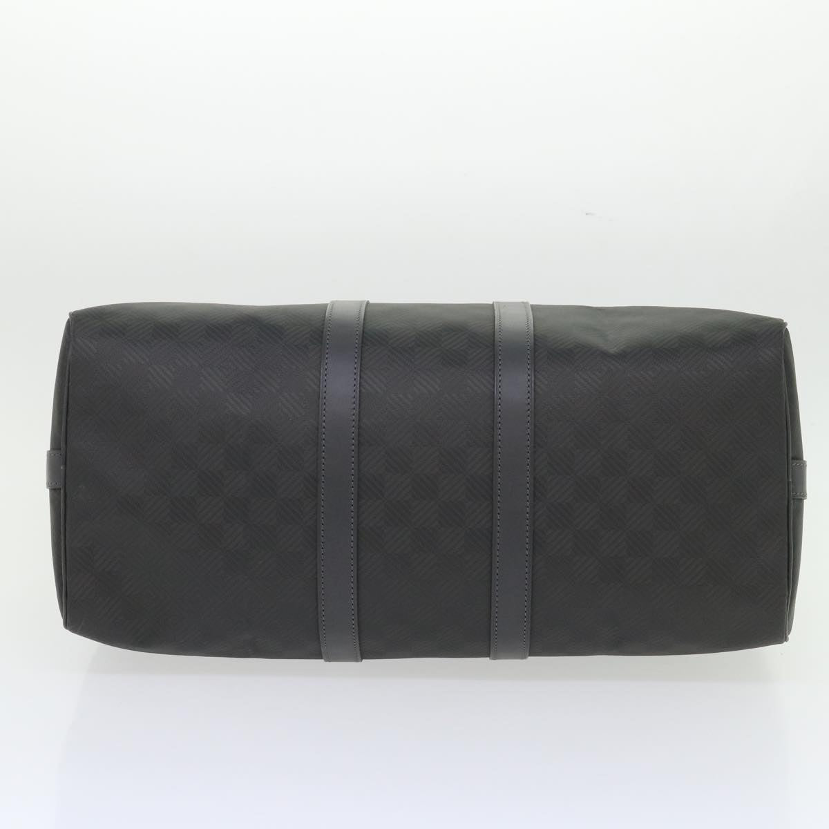 LOUIS VUITTON Damier Carbon Keepall Bandouliere 45 Boston Bag Black Auth 46967A