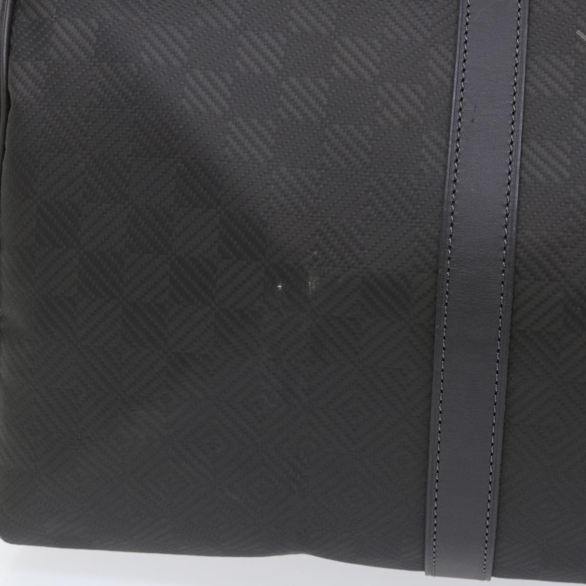 LOUIS VUITTON Damier Carbon Keepall Bandouliere 45 Boston Bag Black Auth 46967A - 0