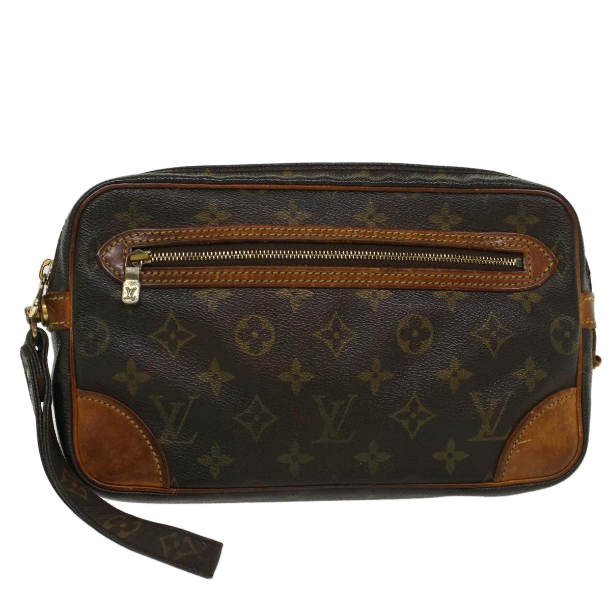 LOUIS VUITTON Monogram Marly Dragonne GM Clutch Bag M51825 LV Auth 46996