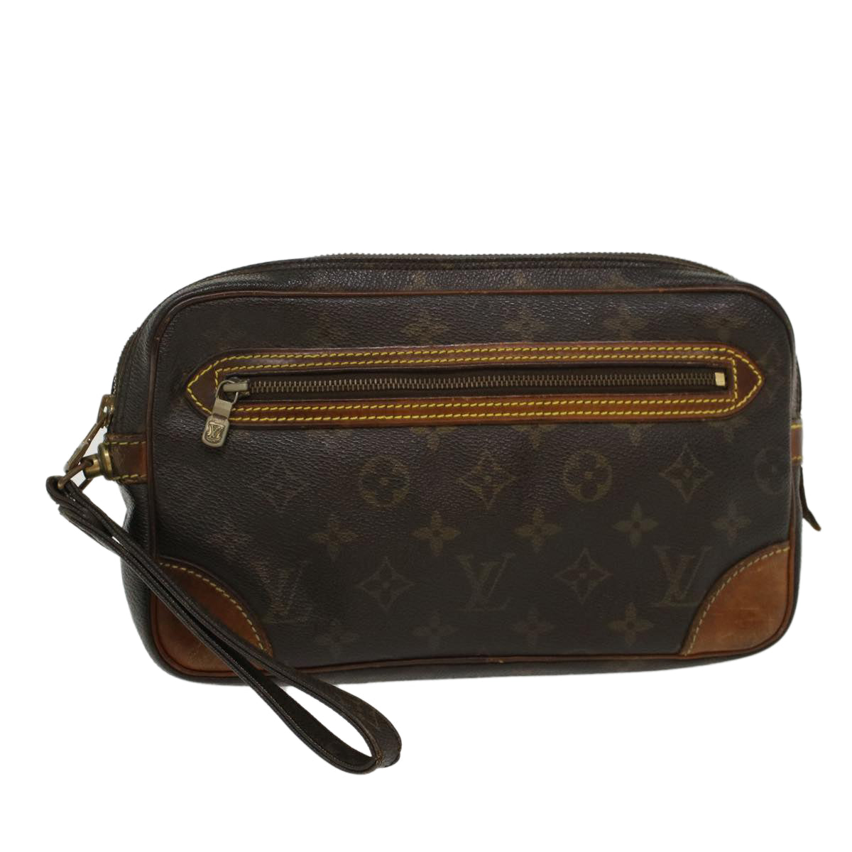 LOUIS VUITTON Monogram Marly Dragonne GM Clutch Bag M51825 LV Auth 46997