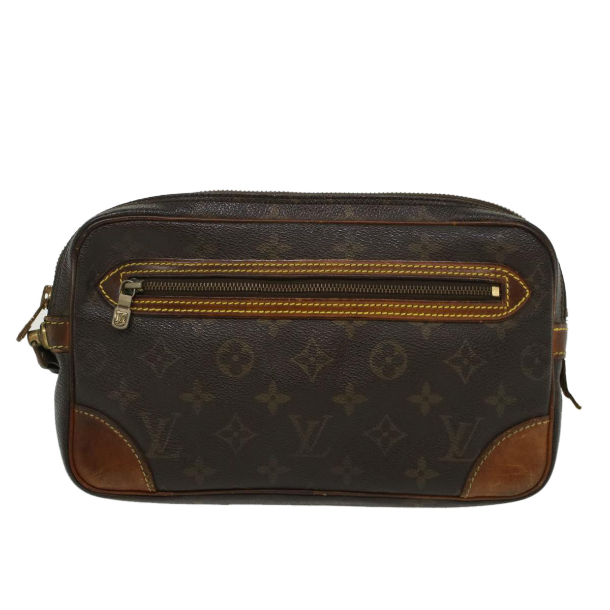 LOUIS VUITTON Monogram Marly Dragonne GM Clutch Bag M51825 LV Auth 46997