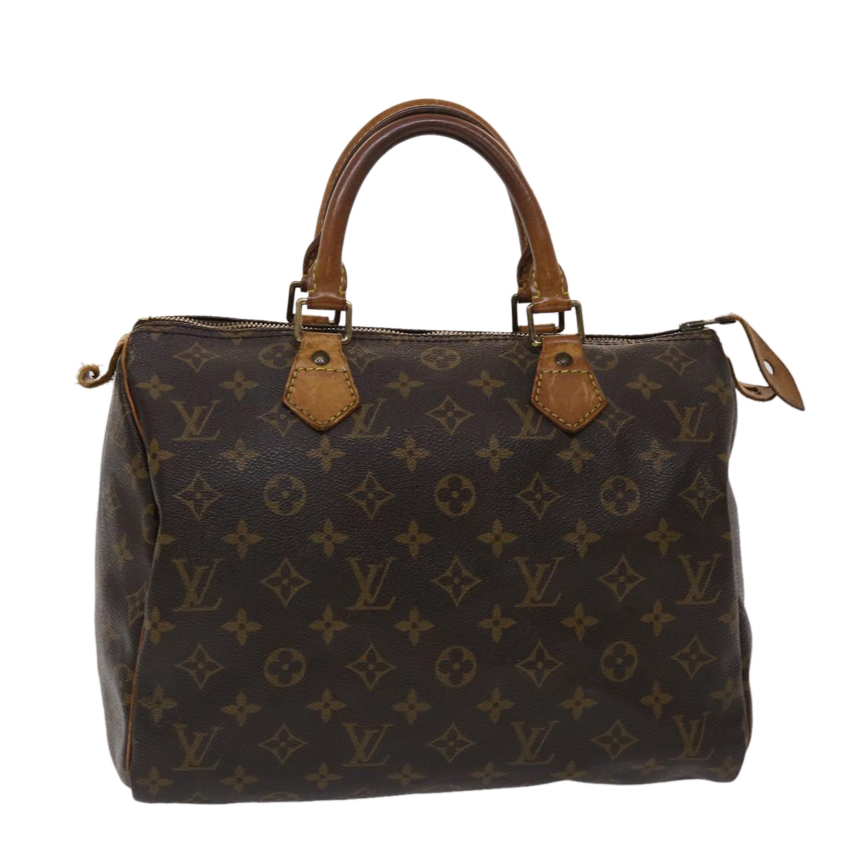 LOUIS VUITTON Monogram Speedy 30 Hand Bag M41526 LV Auth 47007