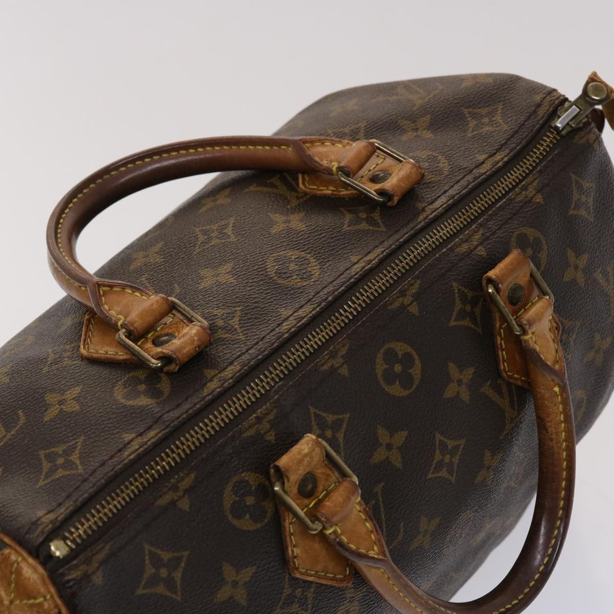 LOUIS VUITTON Monogram Speedy 30 Hand Bag M41526 LV Auth 47007