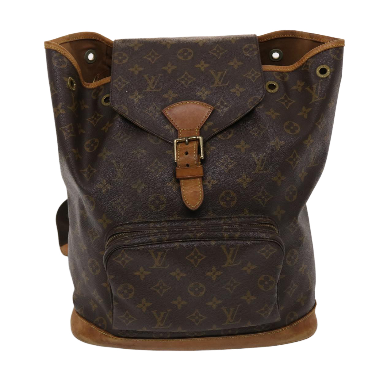 LOUIS VUITTON Monogram Montsouris GM Backpack M51135 LV Auth 47014