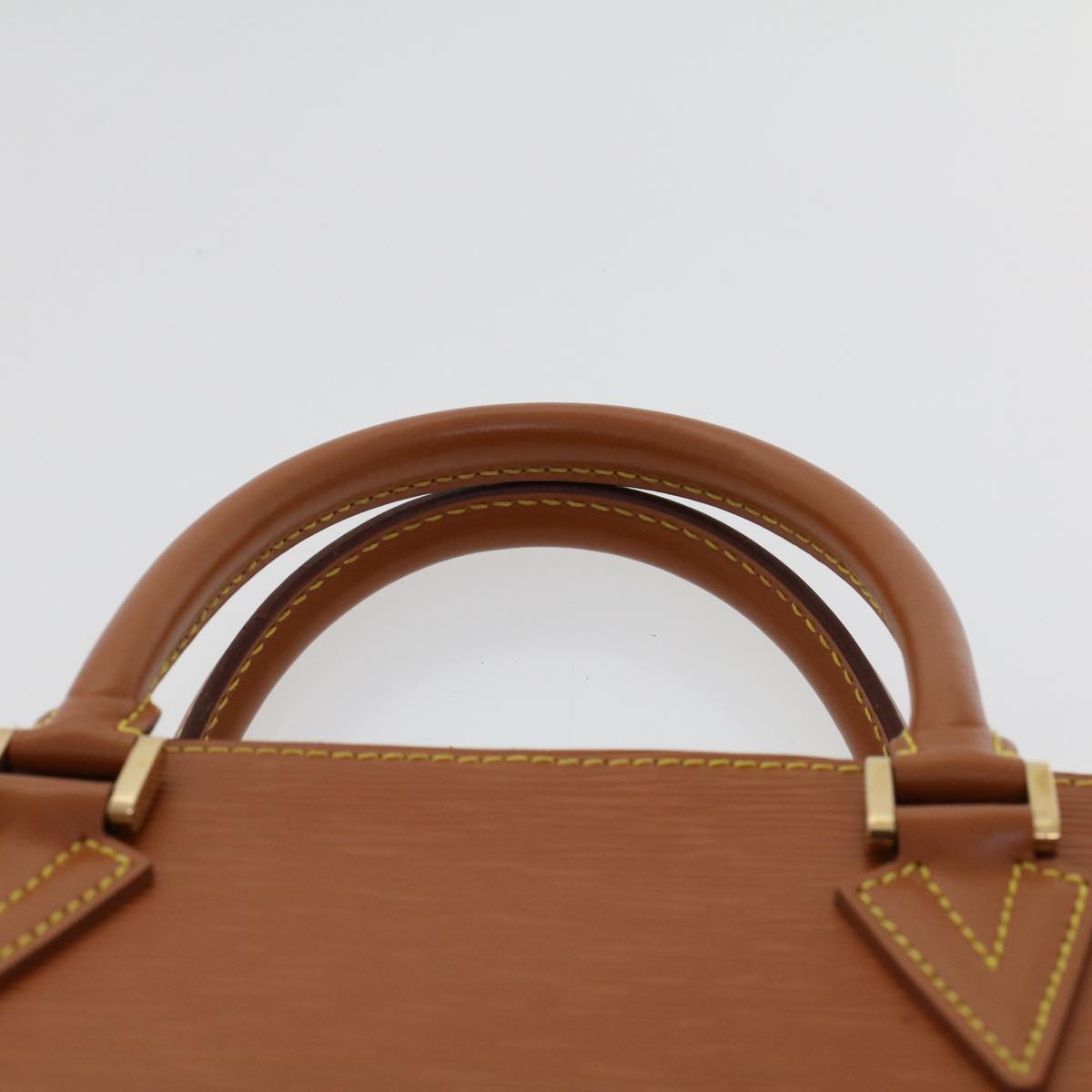 LOUIS VUITTON Epi Sorbonne Hand Bag Brown M54513 LV Auth 47045