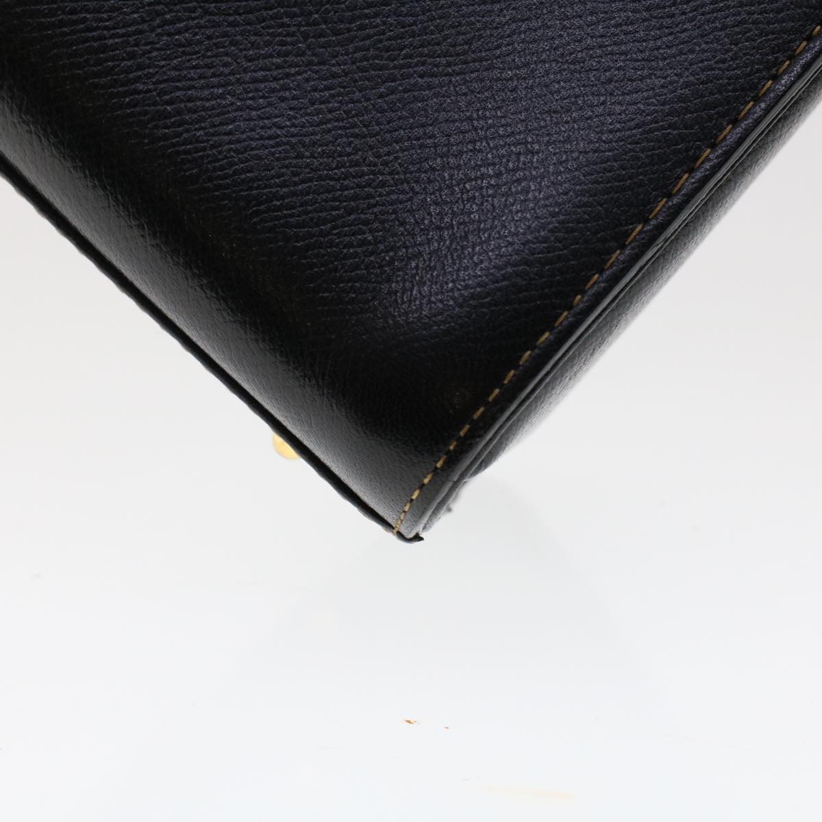 VALENTINO Hand Bag Leather 2way Black Auth 47064
