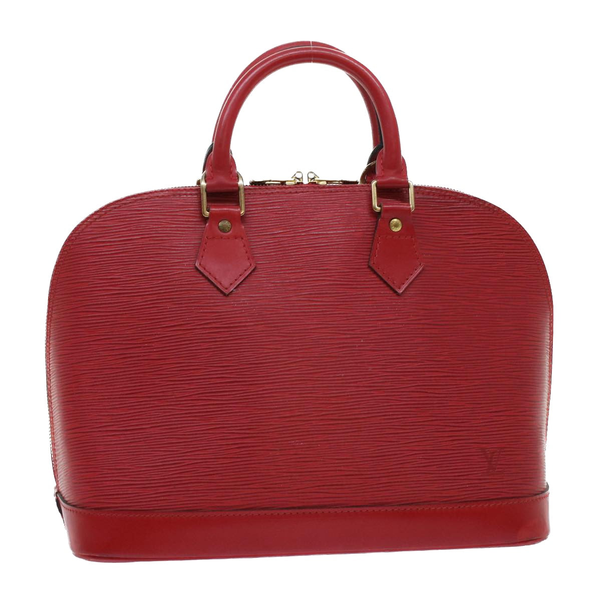 LOUIS VUITTON Epi Alma Hand Bag Castilian Red M52147 LV Auth 47070