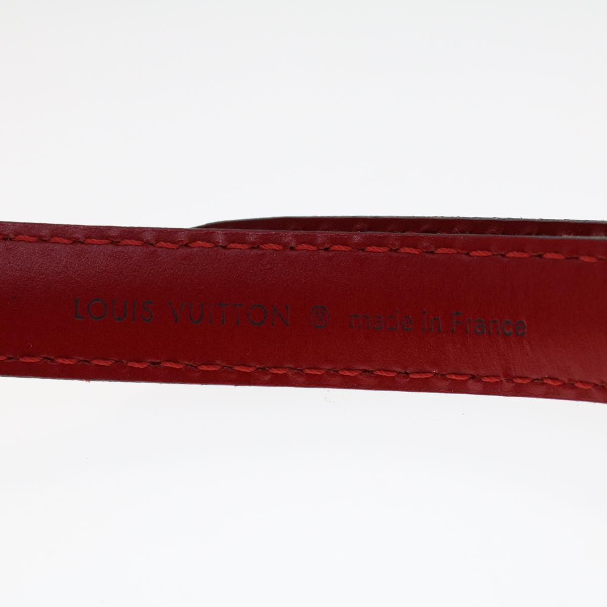 LOUIS VUITTON Epi Shoulder Strap 36.6""-43.7"" Red LV Auth 47072