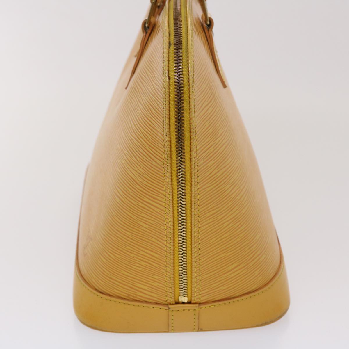 LOUIS VUITTON Epi Alma Hand Bag Tassili Yellow M52149 LV Auth 47085