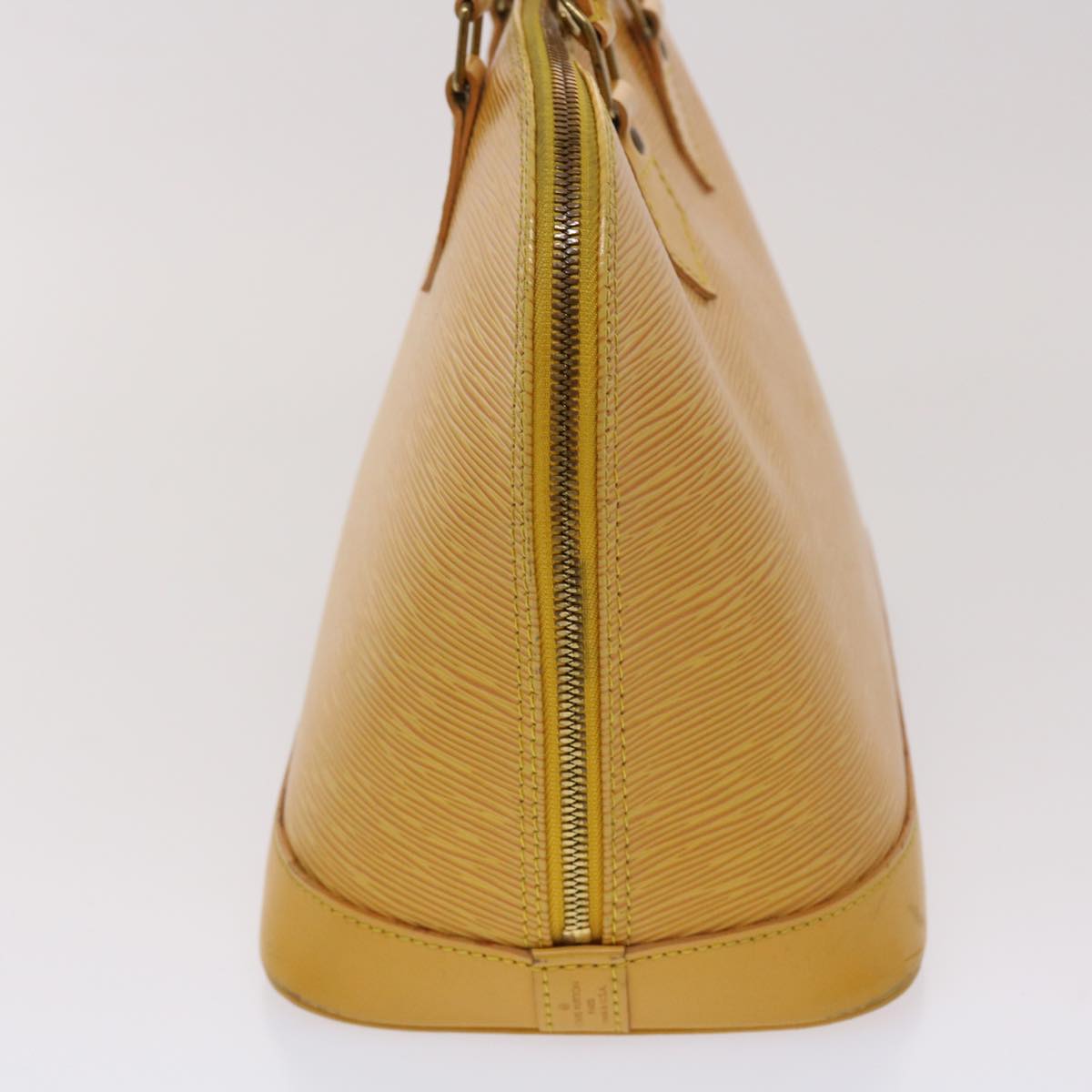 LOUIS VUITTON Epi Alma Hand Bag Tassili Yellow M52149 LV Auth 47085