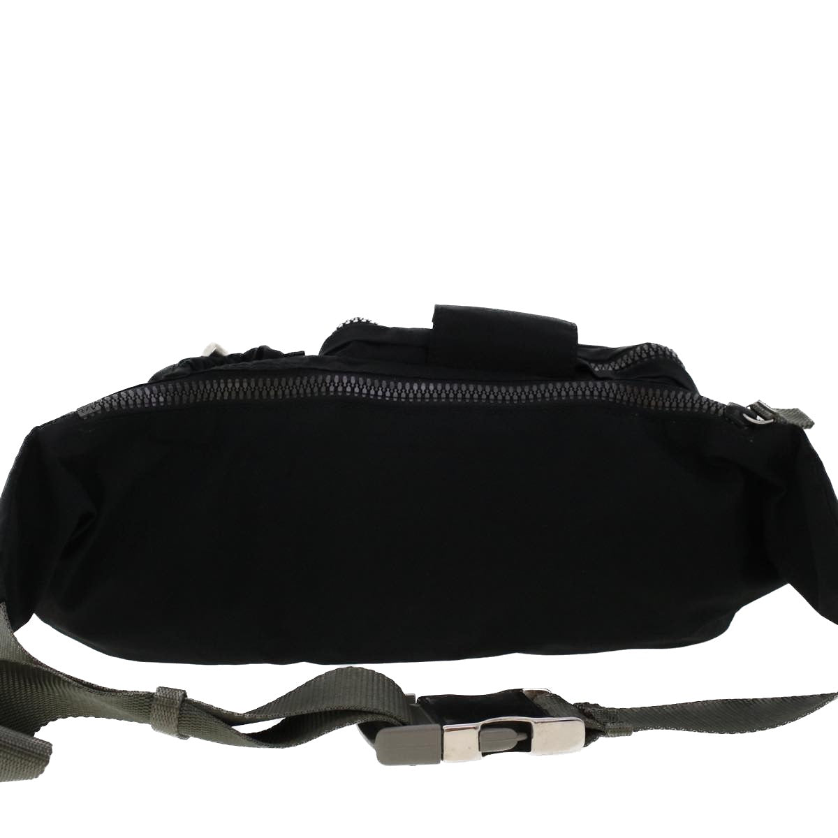 PRADA PRADA Sports Waist bag Nylon Black Auth 47103 - 0