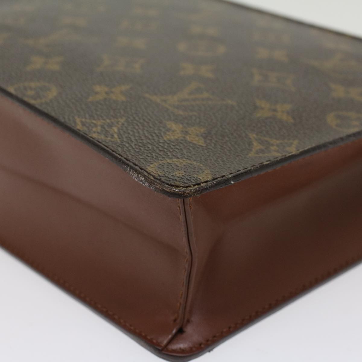 LOUIS VUITTON Monogram Pochette Homme Clutch Bag M51795 LV Auth 47134