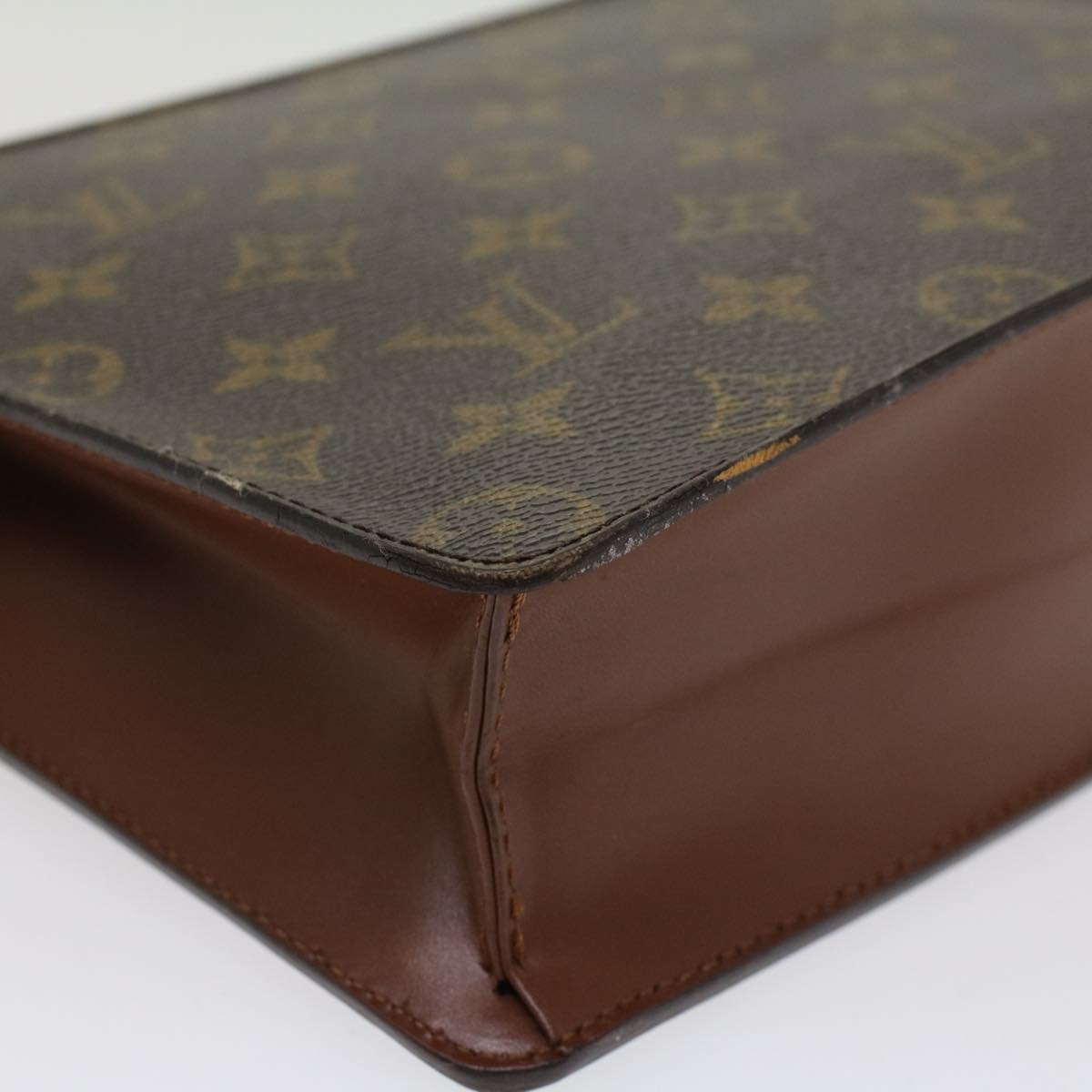 LOUIS VUITTON Monogram Pochette Homme Clutch Bag M51795 LV Auth 47134