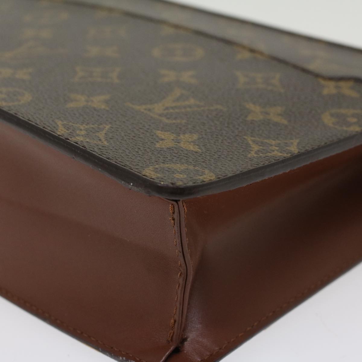 LOUIS VUITTON Monogram Pochette Homme Clutch Bag M51795 LV Auth 47134