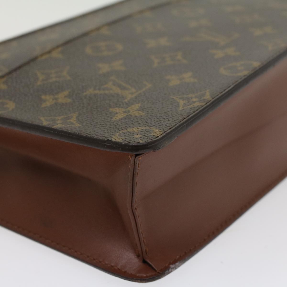 LOUIS VUITTON Monogram Pochette Homme Clutch Bag M51795 LV Auth 47134