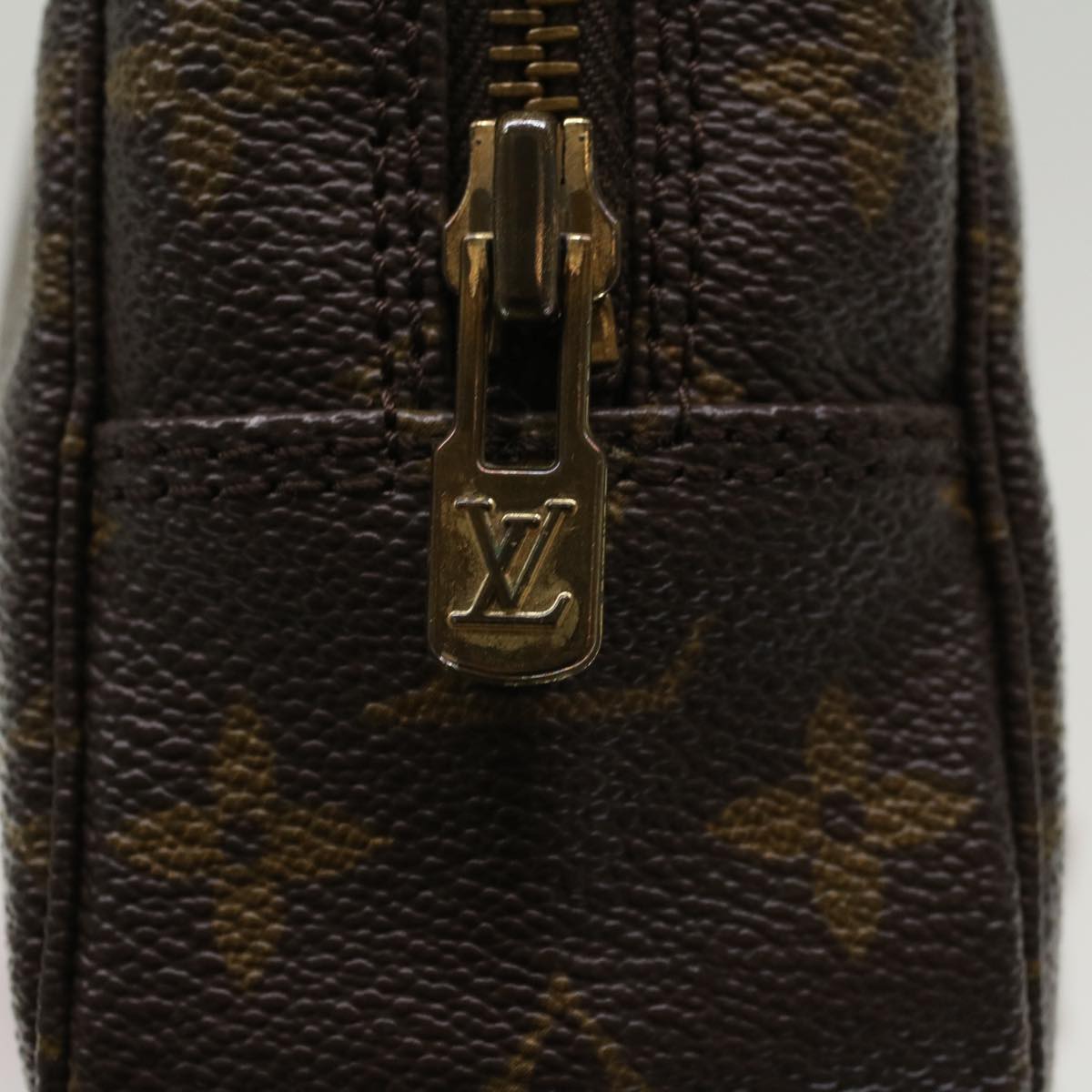 LOUIS VUITTON Monogram Trousse Toilette 23 Clutch Bag M47524 LV Auth 47137