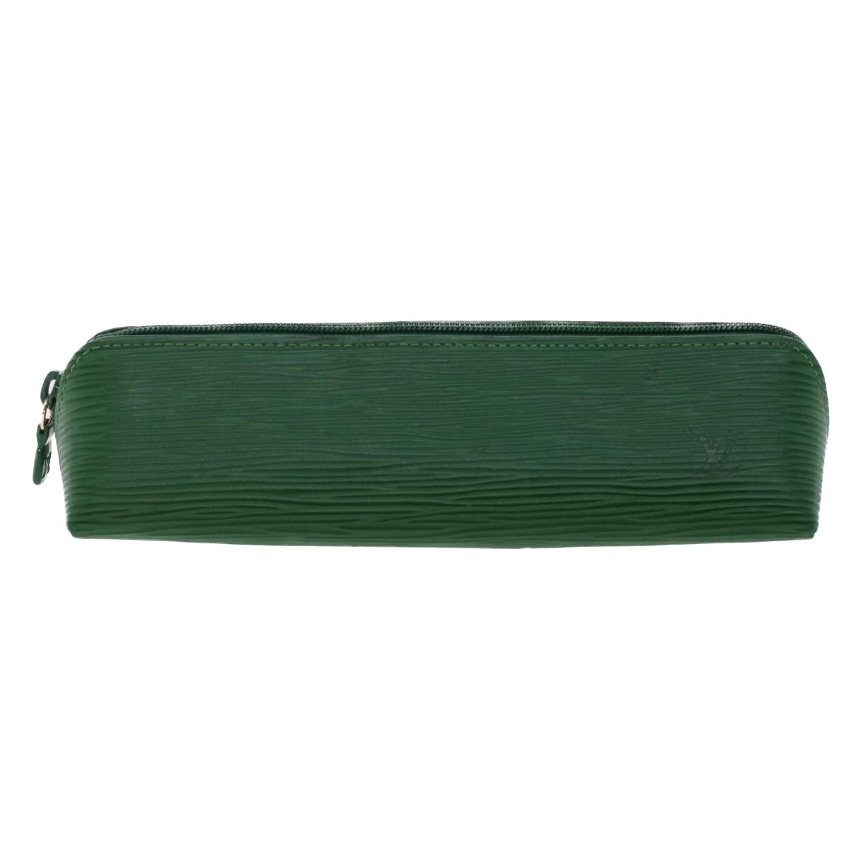 LOUIS VUITTON Epi Trousse Crayons Pen Case Green M56544 LV Auth 47160