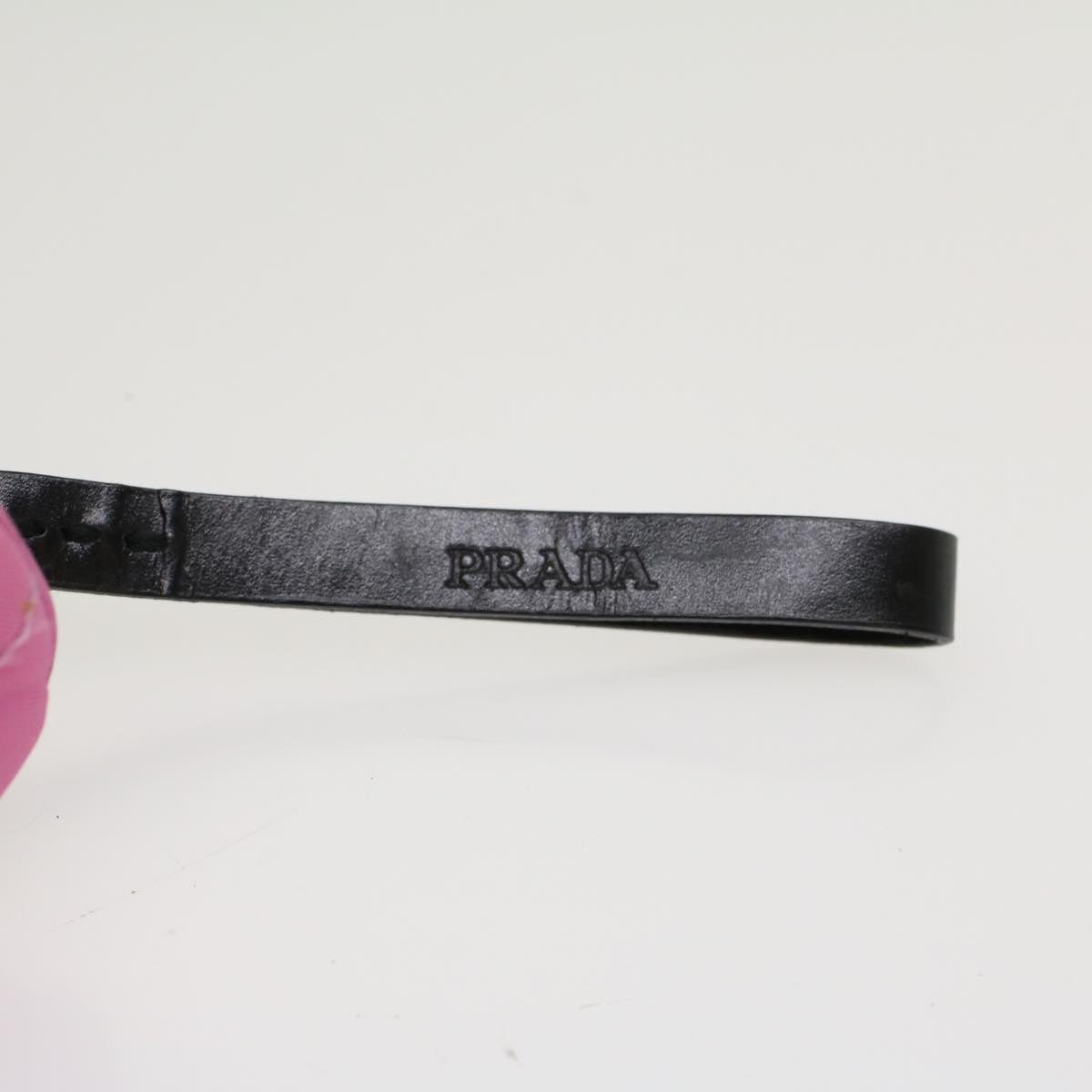 PRADA Pouch Nylon Pink Auth 47191