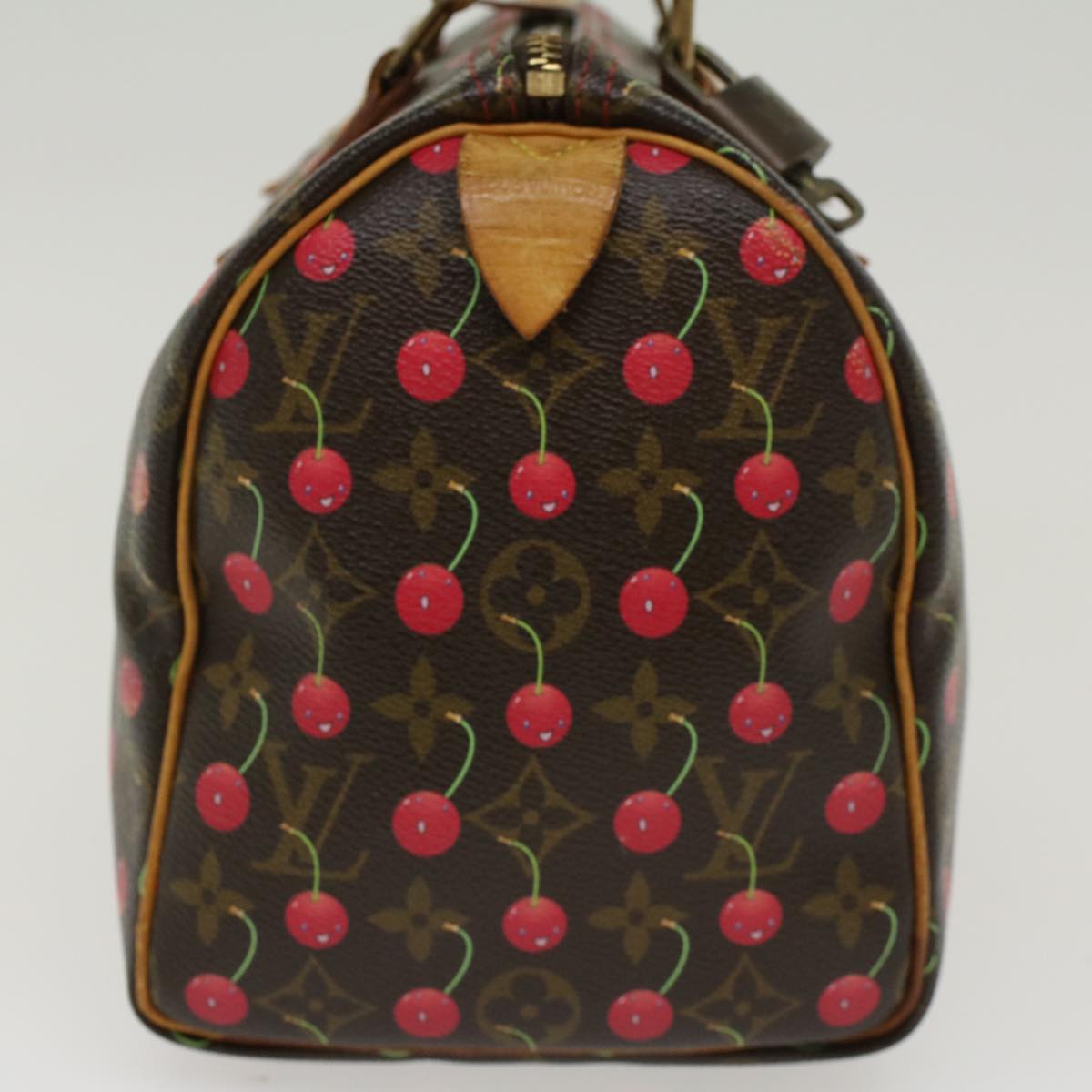 LOUIS VUITTON Monogram Cherry Speedy 25 Hand Bag M95009 LV Auth 47213