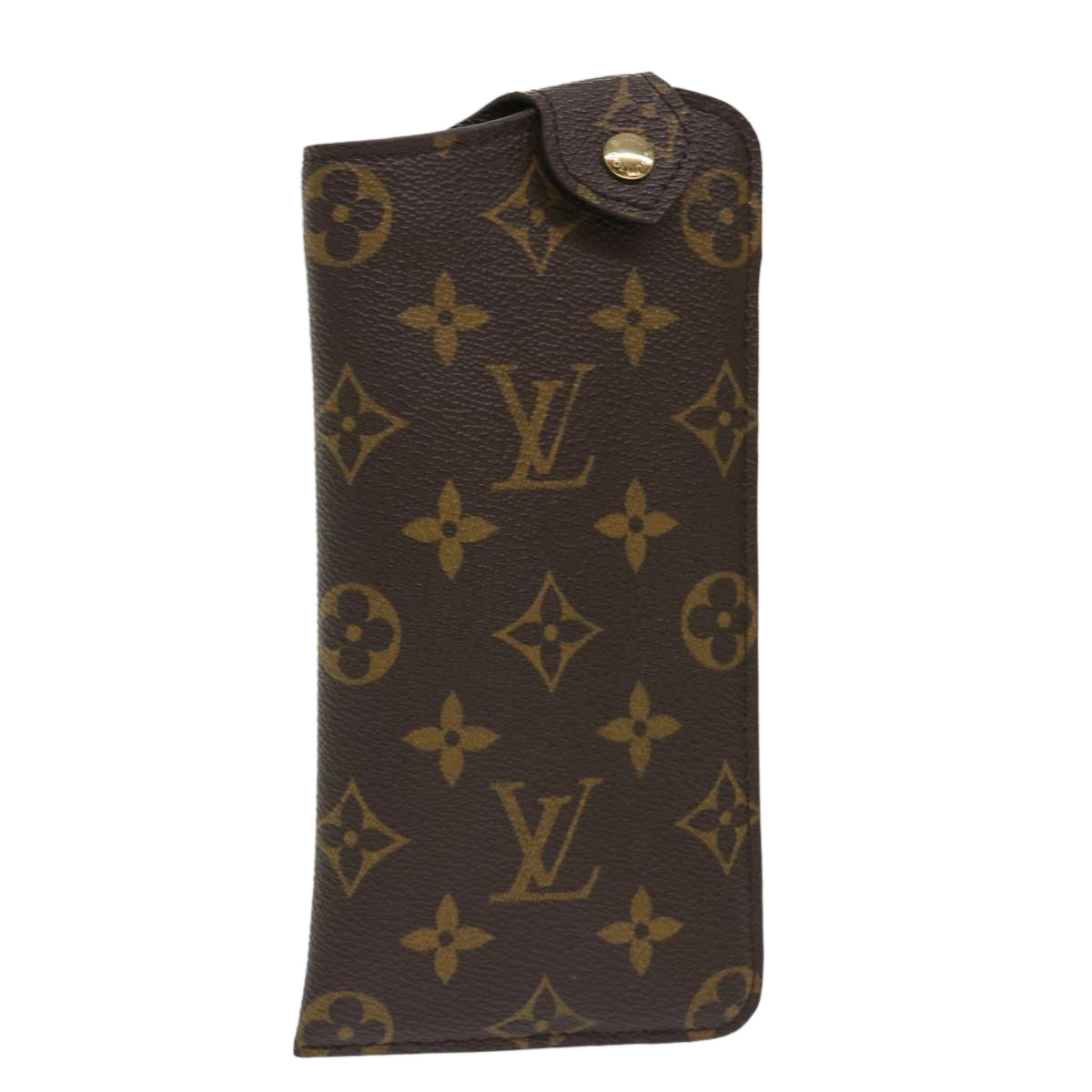 LOUIS VUITTON Monogram Etui Lunette MM Glasses Case M66544 LV Auth 47217