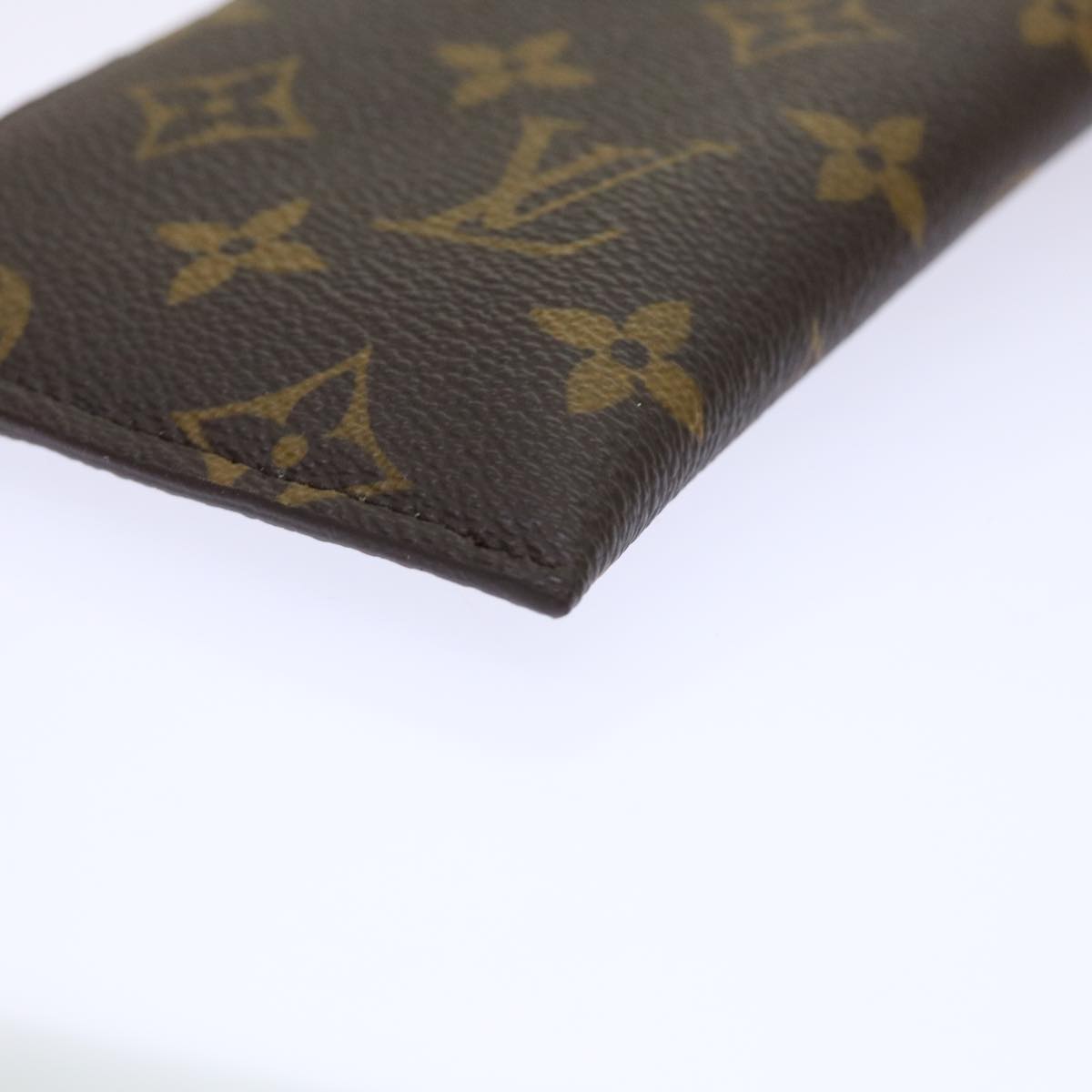 LOUIS VUITTON Monogram Etui Lunette MM Glasses Case M66544 LV Auth 47217