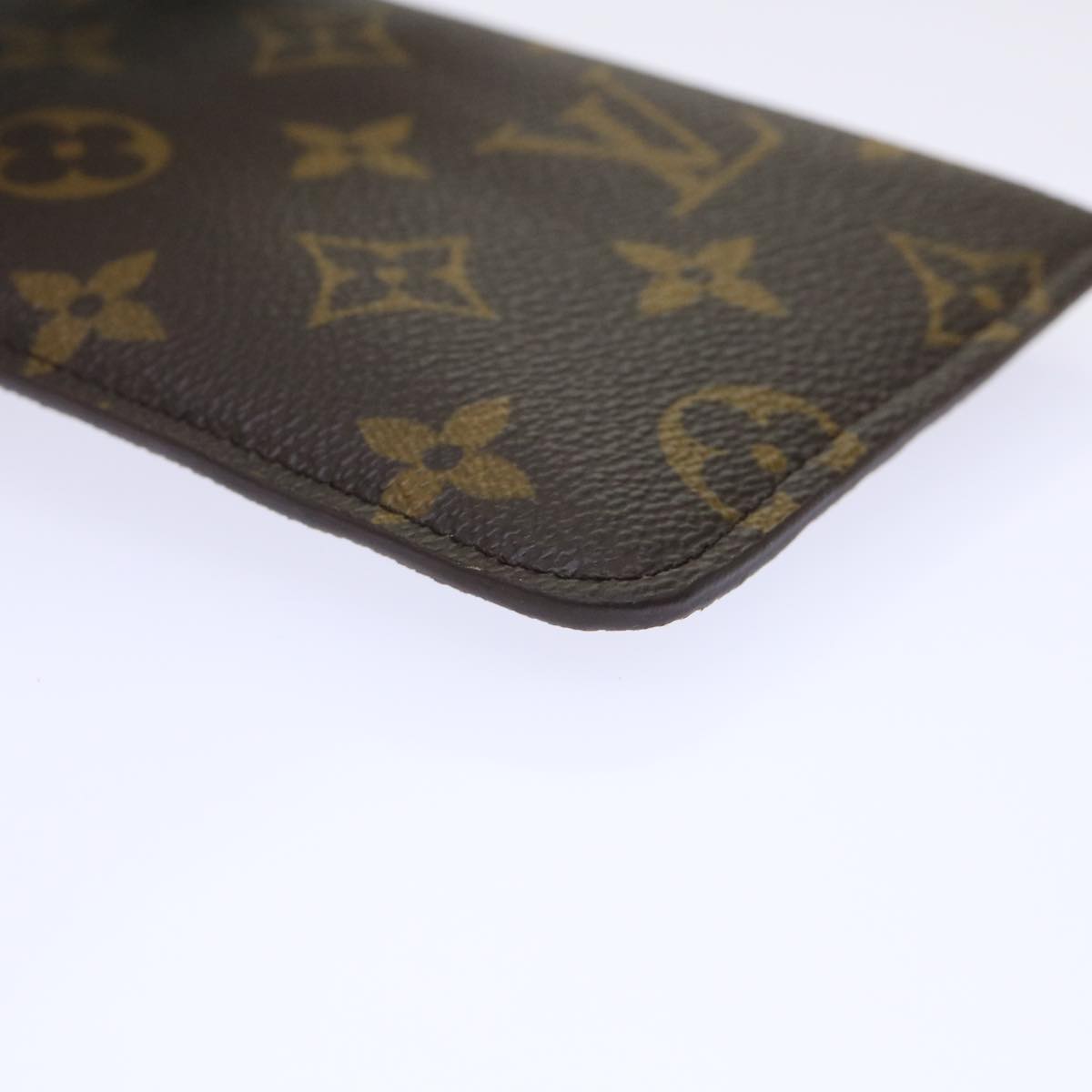 LOUIS VUITTON Monogram Etui Lunette MM Glasses Case M66544 LV Auth 47217