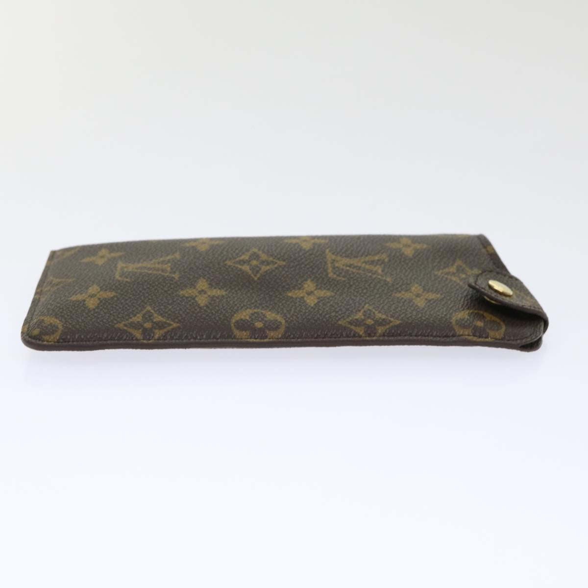 LOUIS VUITTON Monogram Etui Lunette MM Glasses Case M66544 LV Auth 47217