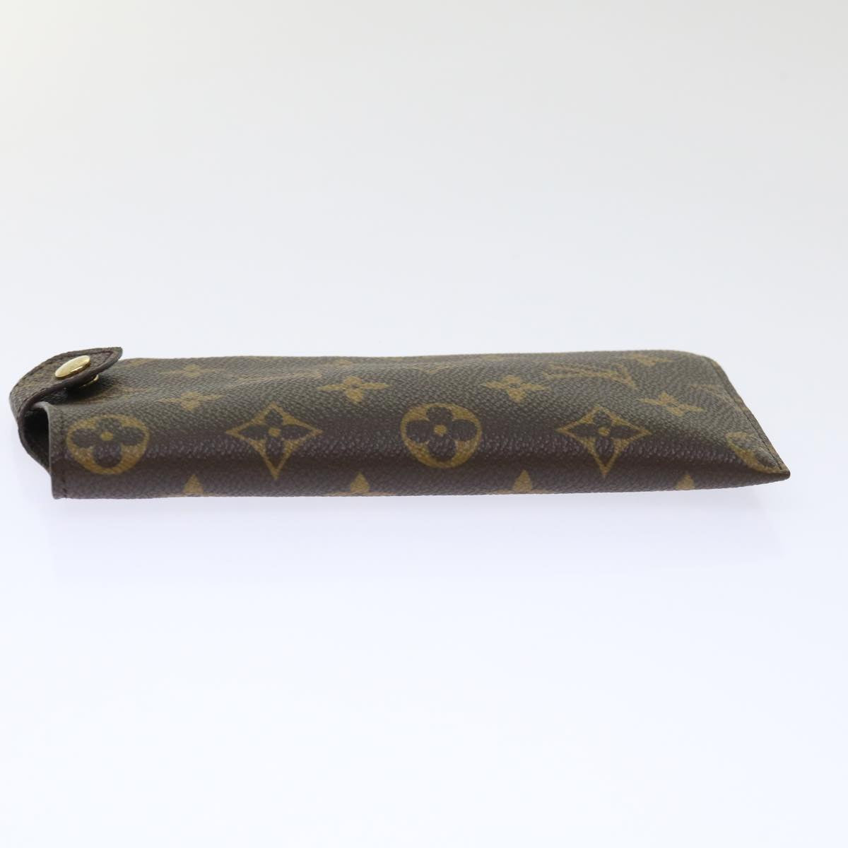 LOUIS VUITTON Monogram Etui Lunette MM Glasses Case M66544 LV Auth 47217