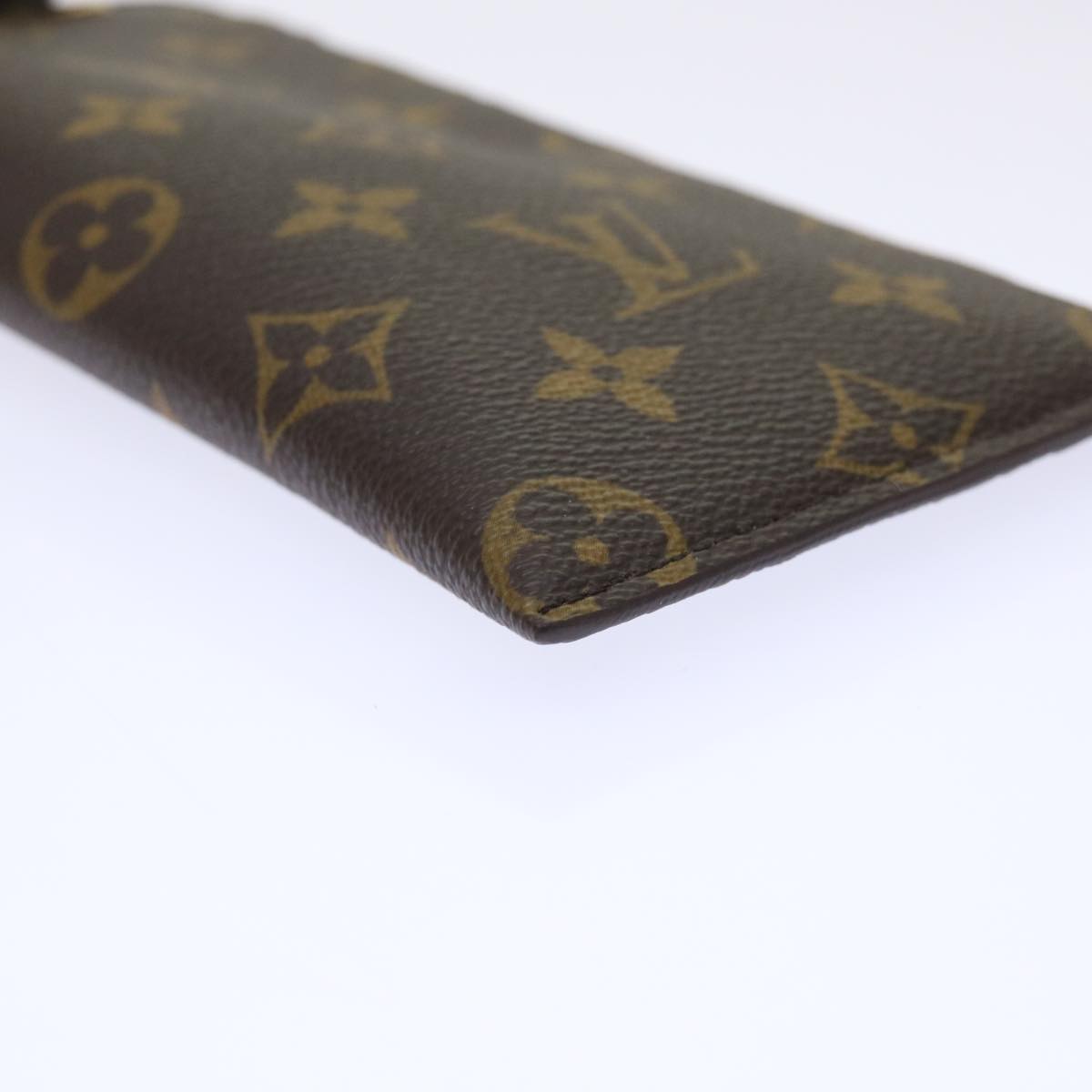 LOUIS VUITTON Monogram Etui Lunette MM Glasses Case M66544 LV Auth 47217