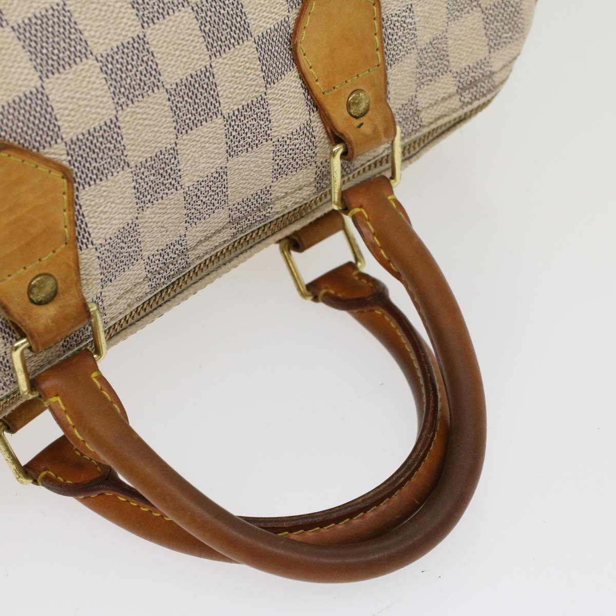 LOUIS VUITTON Damier Azur Speedy 30 Hand Bag N41533 LV Auth 47219