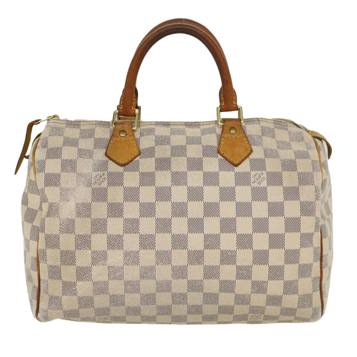 LOUIS VUITTON Damier Azur Speedy 30 Hand Bag N41533 LV Auth 47219