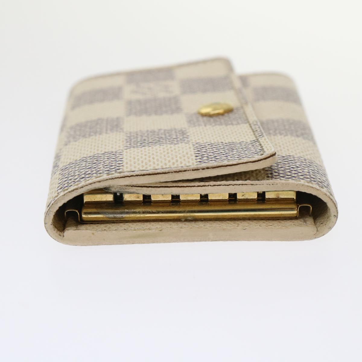 LOUIS VUITTON Damier Azur Multicles 6 Key Case N61745 LV Auth 47233