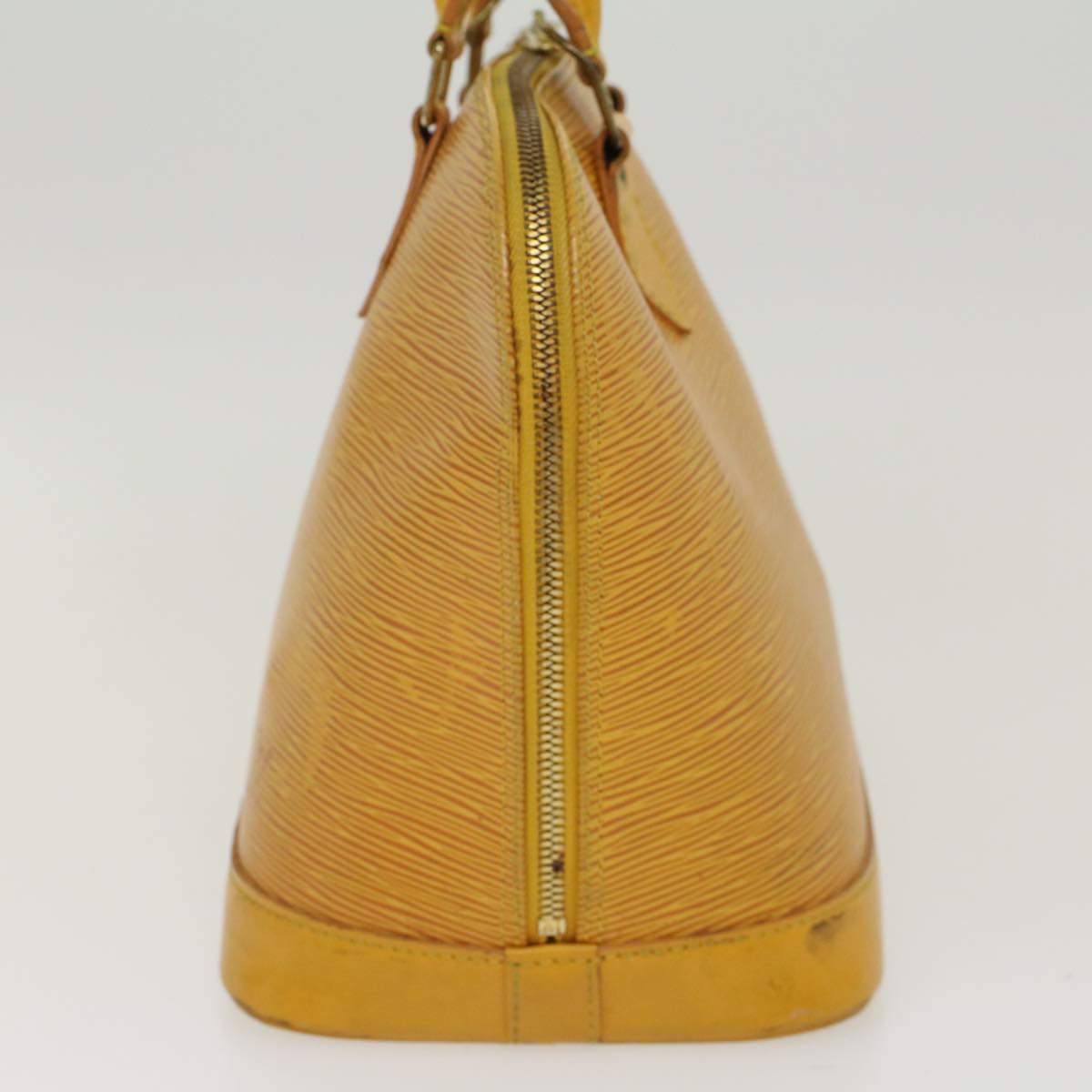 LOUIS VUITTON Epi Alma Hand Bag Tassili Yellow M52149 LV Auth 47267