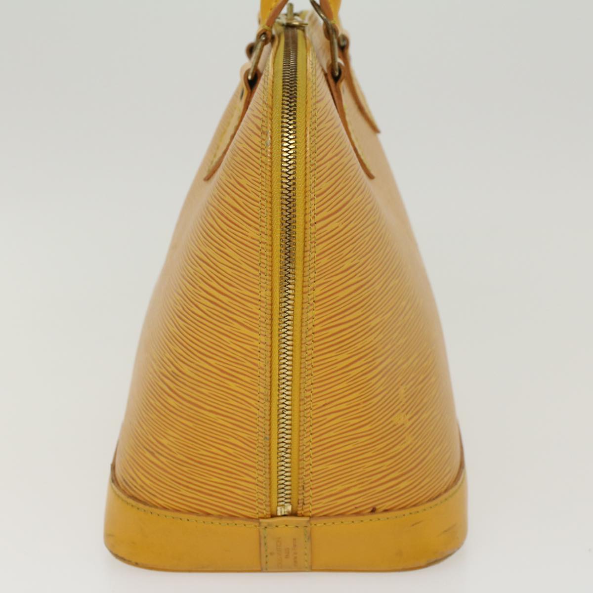 LOUIS VUITTON Epi Alma Hand Bag Tassili Yellow M52149 LV Auth 47267