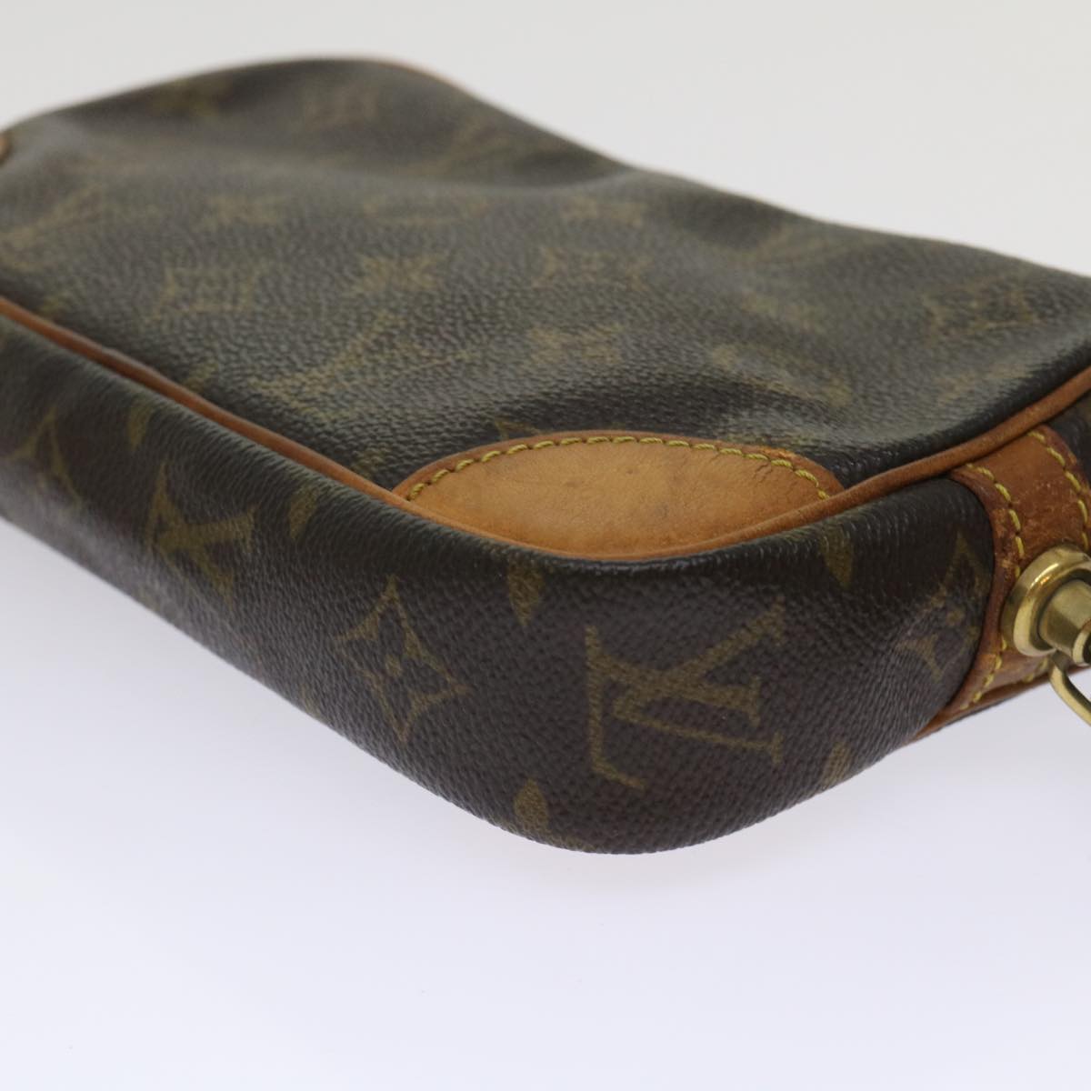 LOUIS VUITTON Monogram Marly Dragonne PM Clutch Bag M51827 LV Auth 47285