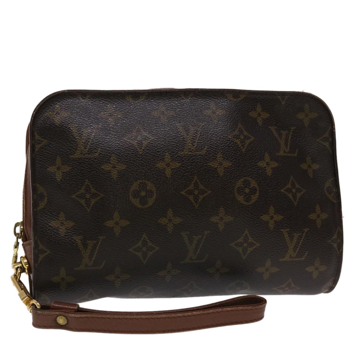 LOUIS VUITTON Monogram Orsay Clutch Bag M51790 LV Auth 47296