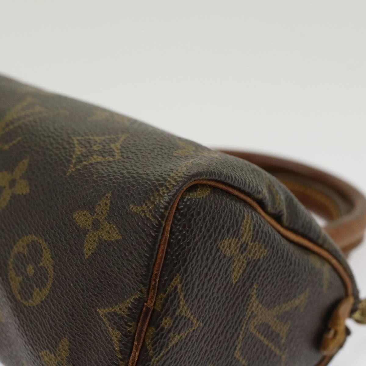 LOUIS VUITTON Monogram Mini Speedy Hand Bag M41534 LV Auth 47311