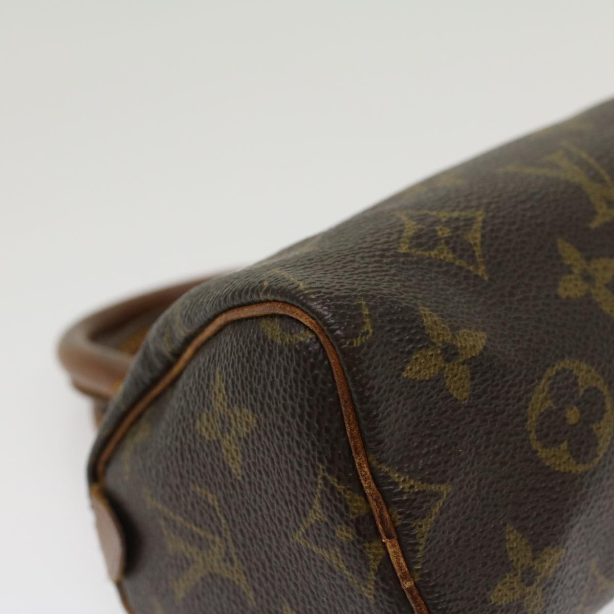 LOUIS VUITTON Monogram Mini Speedy Hand Bag M41534 LV Auth 47311