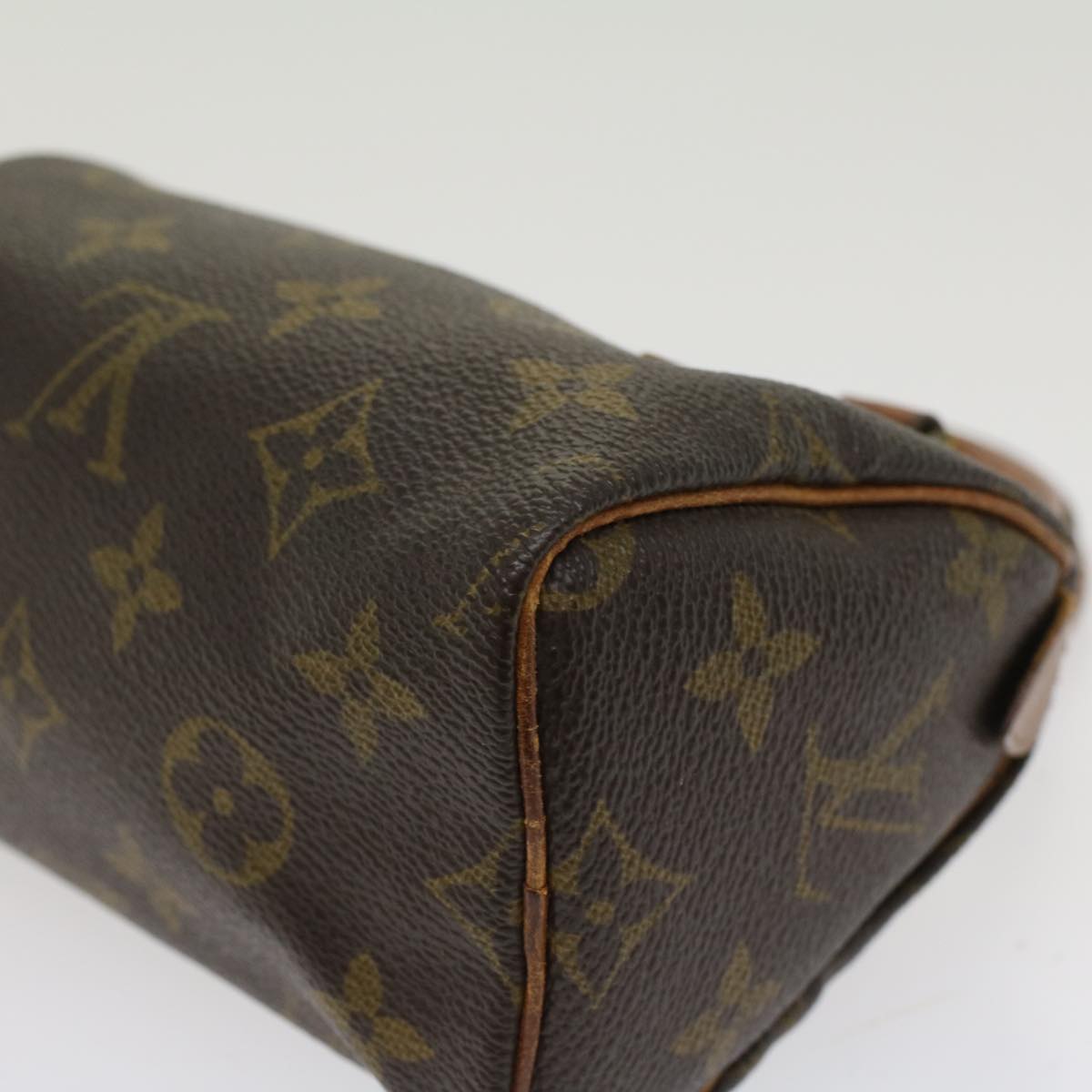 LOUIS VUITTON Monogram Mini Speedy Hand Bag M41534 LV Auth 47311