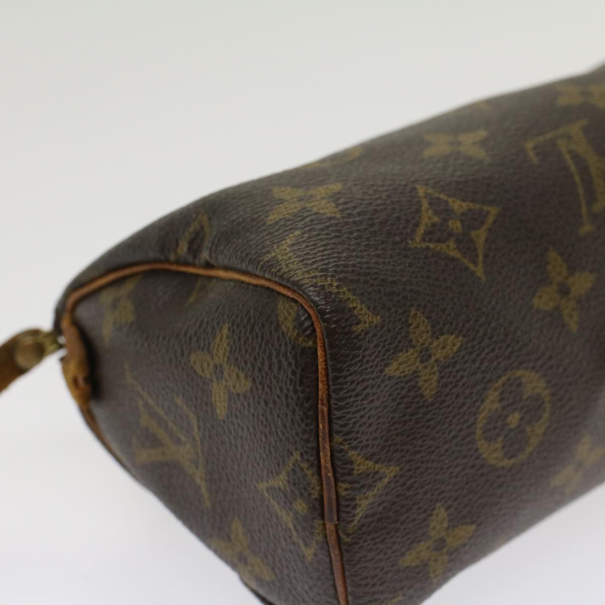 LOUIS VUITTON Monogram Mini Speedy Hand Bag M41534 LV Auth 47311