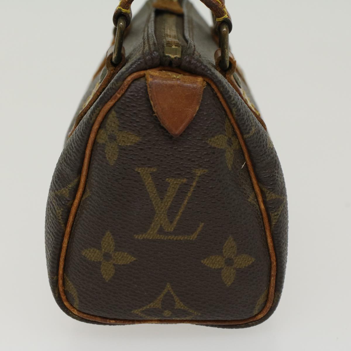 LOUIS VUITTON Monogram Mini Speedy Hand Bag M41534 LV Auth 47311