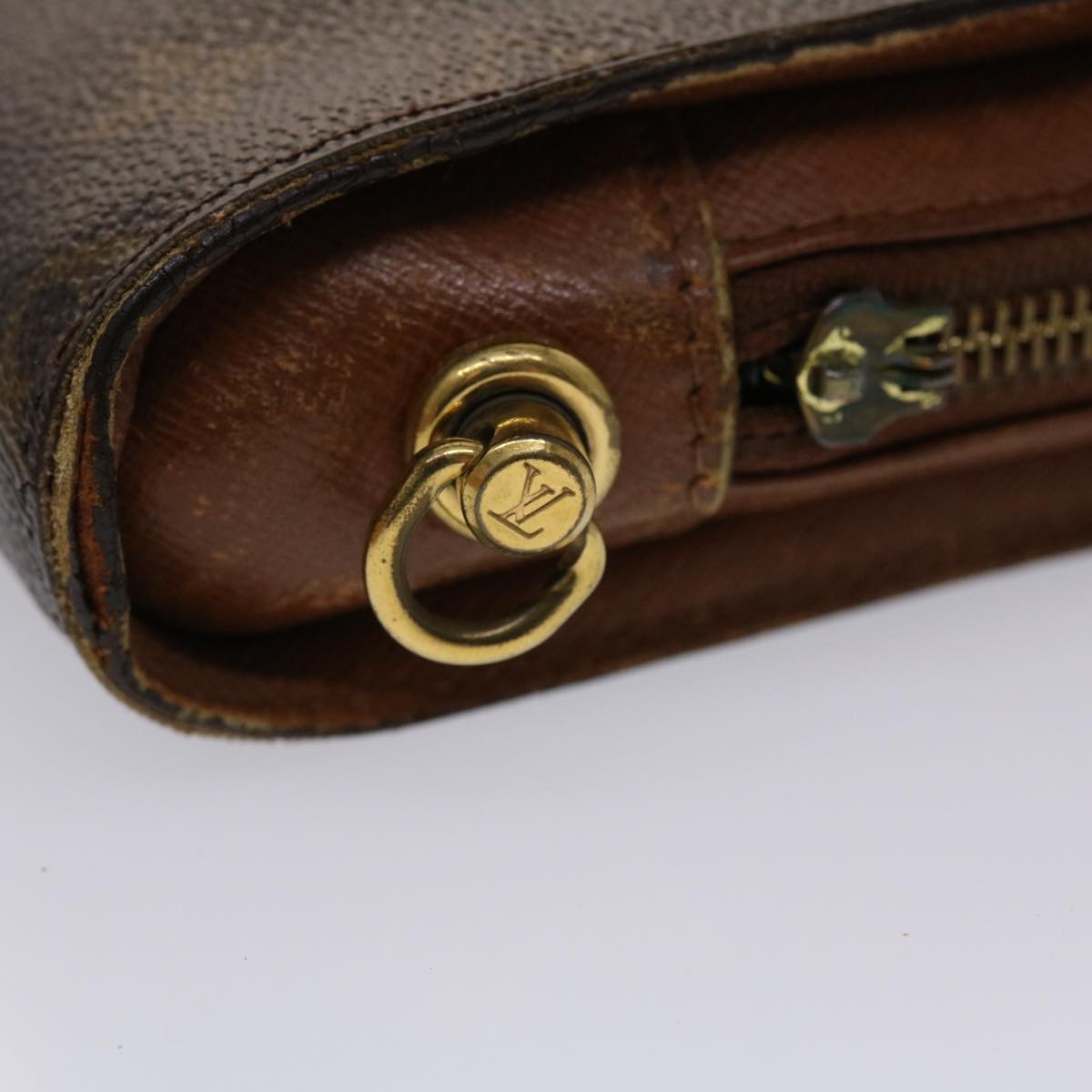 LOUIS VUITTON Monogram Orsay Clutch Bag M51790 LV Auth 47319