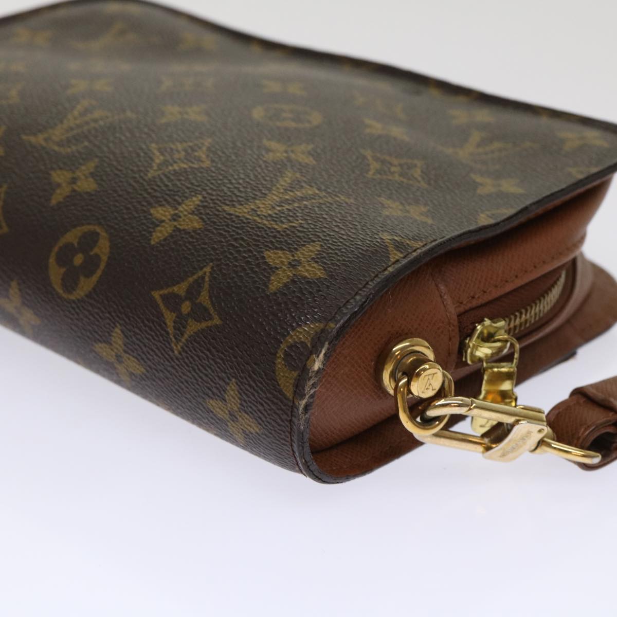 LOUIS VUITTON Monogram Orsay Clutch Bag M51790 LV Auth 47320