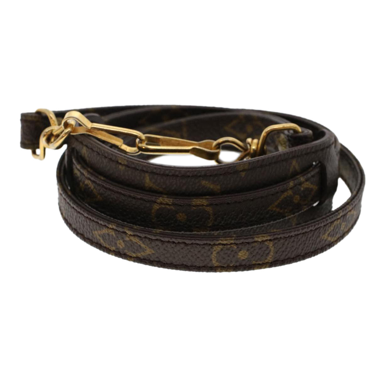 LOUIS VUITTON Monogram Shoulder Strap 46.5"" LV Auth 47392